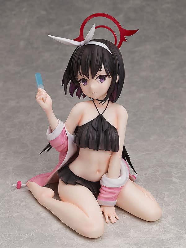 FREEing Blue Archive Mashiro Shizuyama Swimsuit Scale Plastic Painted Complete Figure Ver. 1/4