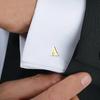 Men's French Shirt Shirt Cuff Links 26 Letters A-Z Cufflinks Gold Color For Men Gift High Quality