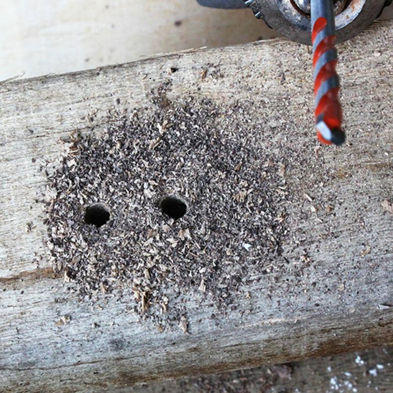 5pcs Drill Bit Set 6/6/8/10/12mm Multifunctional Drill Bit Set for Tile Concrete Brick Glass,Plastic and Wood Tungsten Carbide Tip Tools Set