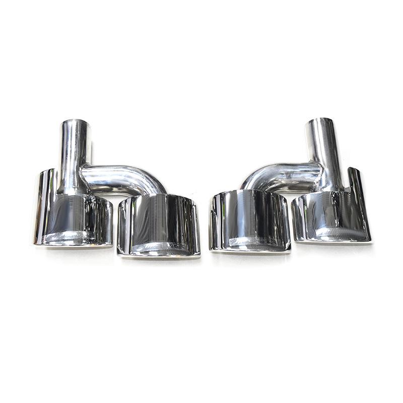 Накладка на глушитель выхлопной трубы в стиле AMG для Mercedes C-Class W204 - Нержавеющая сталь