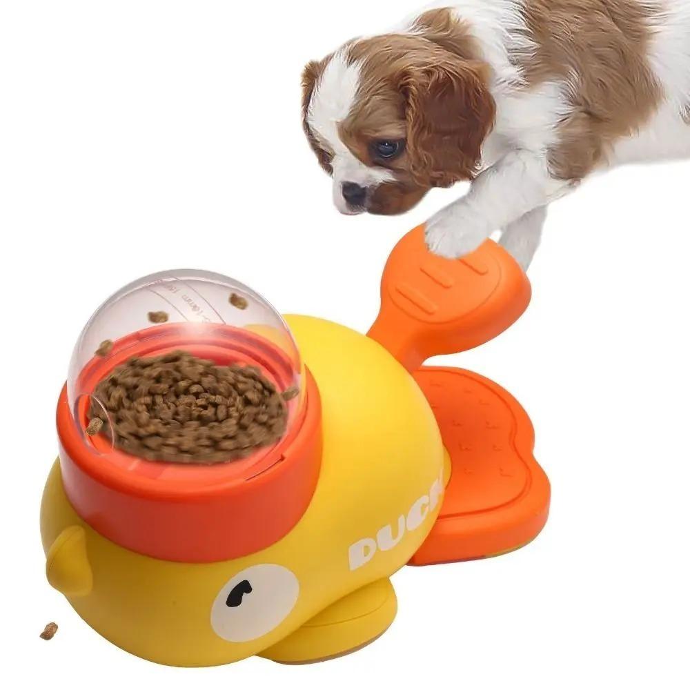 Yellow Duck Dog Automatic Feeder Intelligent Food Utensils New Pet Toys Pet