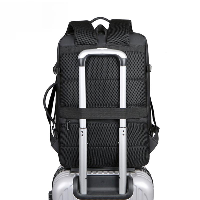 Business Men's Backpack Commuting Waterproof Large Capacity Backpack Premium Sense Shoulder Travel Fashion Computer Bag