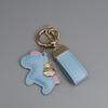 Key Chain Imitation Leather Horse Keychain Pendant Year of Horse Design Key Holder Bag Car Accessory