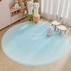 Gradient Color Bedroom Decor Round Carpet Thick Plush Carpets for Living Room Fluffy Soft Lounge Floor Mat Pink Girl Bedside Rug
