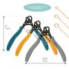 Professional 9 Pin Coiling Pliers Craft Tool One Step Looper Wire Rolling Plier For Silver Gold Copper Wire Projects