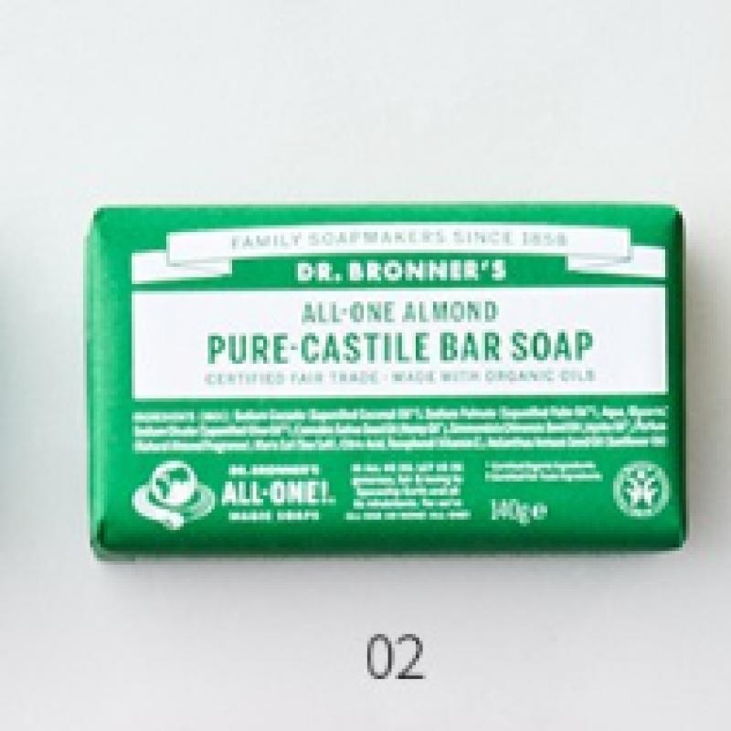 Dr. Bronner S Sandalwood jaSmine Pure caStile Bar Soap 140g