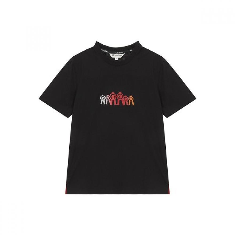 Rolling Rollie Men Cool FiT Deep Black T shirT