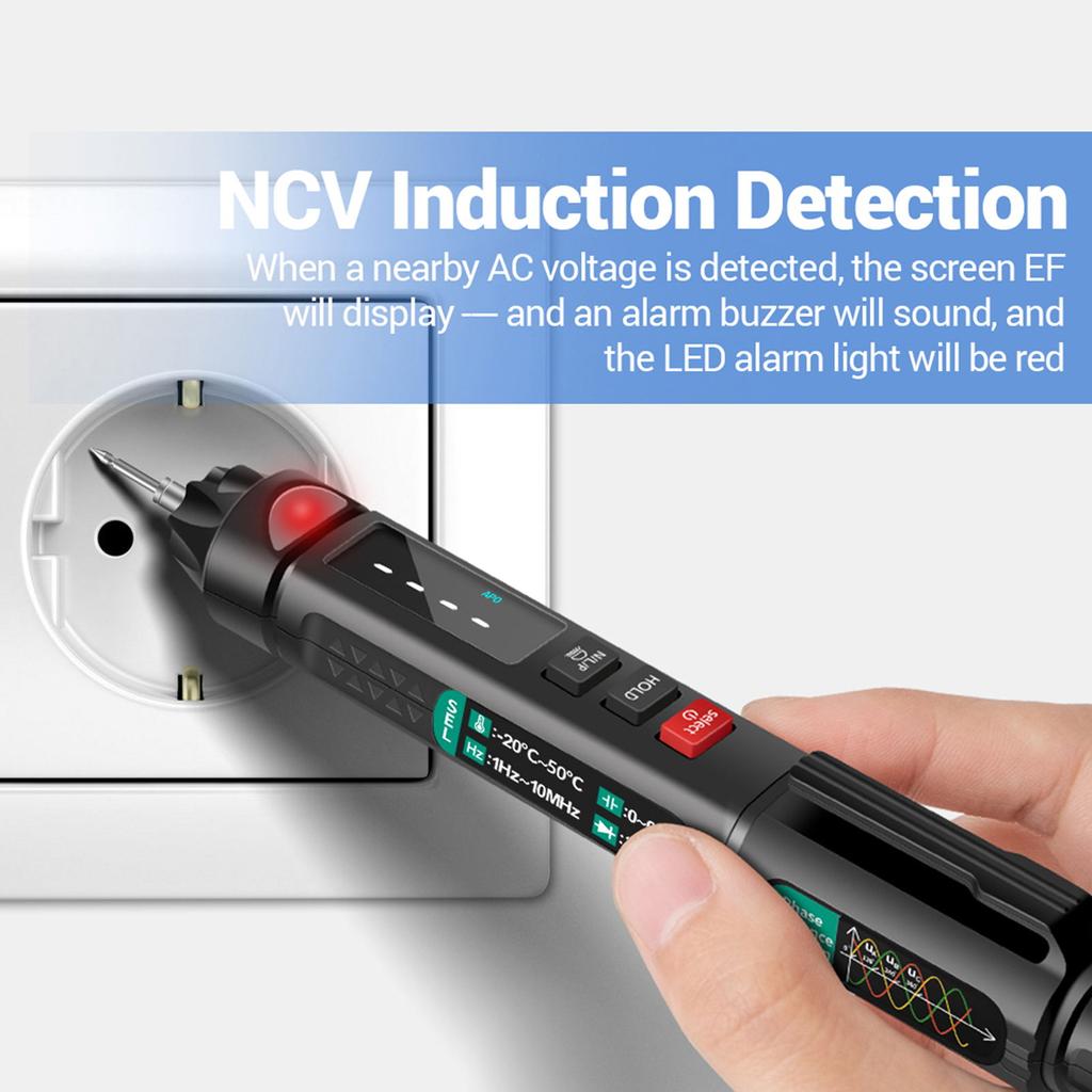 Aneng Pen Multimeter 6000 Counts Digital Multimeter Meter Tester with LCD Display Backlight