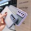 Мятный гибридный простой матовый бампер чехол для телефона Samsung S25 Ultra S24 FE S23 S22 A56 A36 A35 A16 A55 A26 A35 5G чехол противоударный силиконовый прозрачный чехол