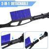 2 in 1 Car Snow Shovel Detachable Car Windows Snow Cleaner Portable Car Ice Scrape