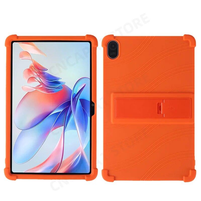4 Thicken Cornors Soft Silicone Cover with Kickstand For Blackview Oscal Pad 15 Case 10.36" Tablet PC Shockproof Protector Funda