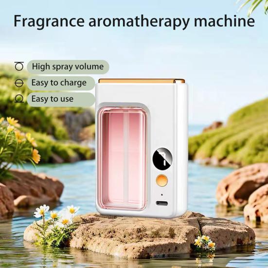 Автоматический ароматерапевтический диффузор с парфюмом, 7 уровней дезодорации, освежитель воздуха, перезаряжаемый увлажнитель воздуха с эфирным маслом