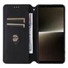 For Sony Xperia 1 VI Case Rhombus Pattern Magnetic Closing Leather Wallet Phone Cover