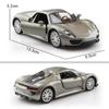 5-дюймовая имитация изысканных литой игрушечной машинки Porsche 918 Spyder Supercar RMZ city 1:Модель из 36 сплавов с откатным механизмом