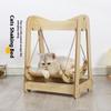 Wooden Shaker Cat Supplies Small Pet Double Layer Anti-Rollover Swing Hanging Hanging Nest Pet Hammock Cat Bed Cat Swing