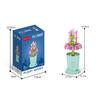 Creative Flower Building Blocks Simulation Bouquet Potted Building Bricks Toys For Home Decoration