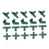 8pcs 11mm Plastic Garden Plant Awning Joints Connector Frame Greenhouse Bracket Parts