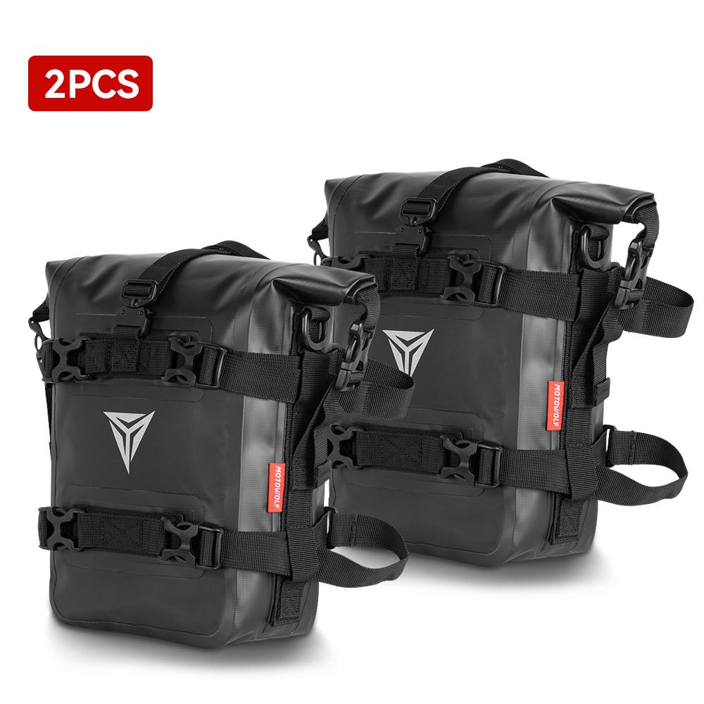 Waterproof Bag For Himalayas BMW GS850 F850GS F900GS F800GS ADV F900 Motorcycle Frame Crash Bar Bags Waterproof 8L Side Bumpers