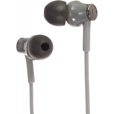 Наушники-вкладыши Audio Technica Ath Ck350m Gy серые без пульта дистанционного управления