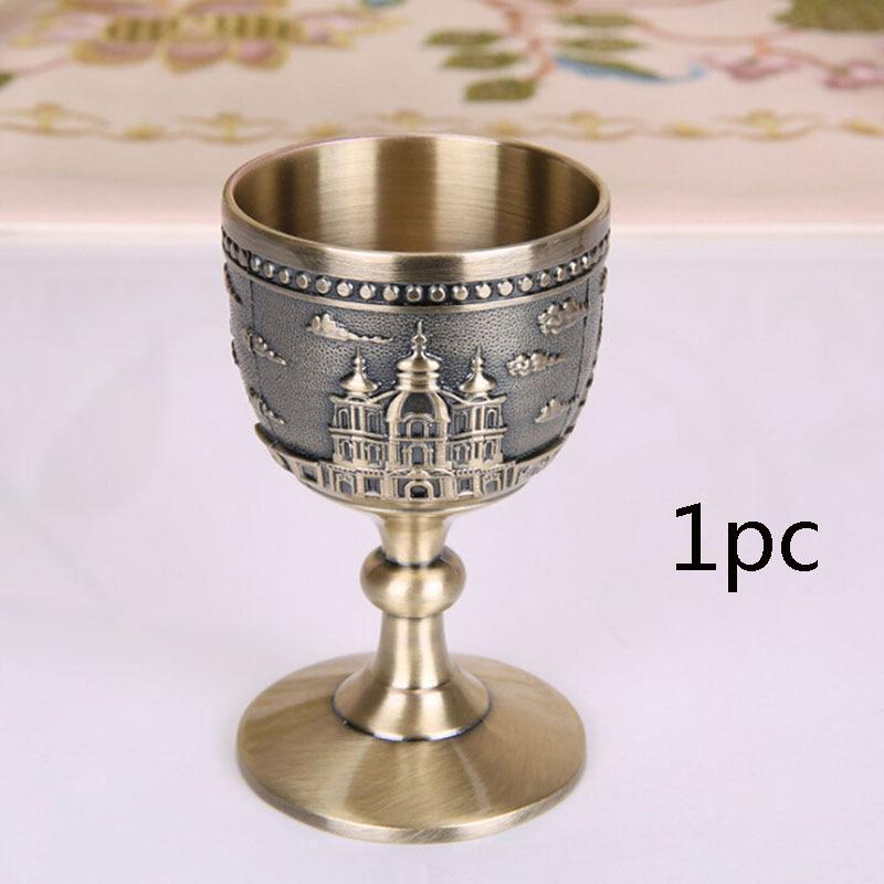 1/2 шт. посуда для напитков, бокал для вина, чашка для питья, металлическая, классическая, из цинкового сплава, готическая