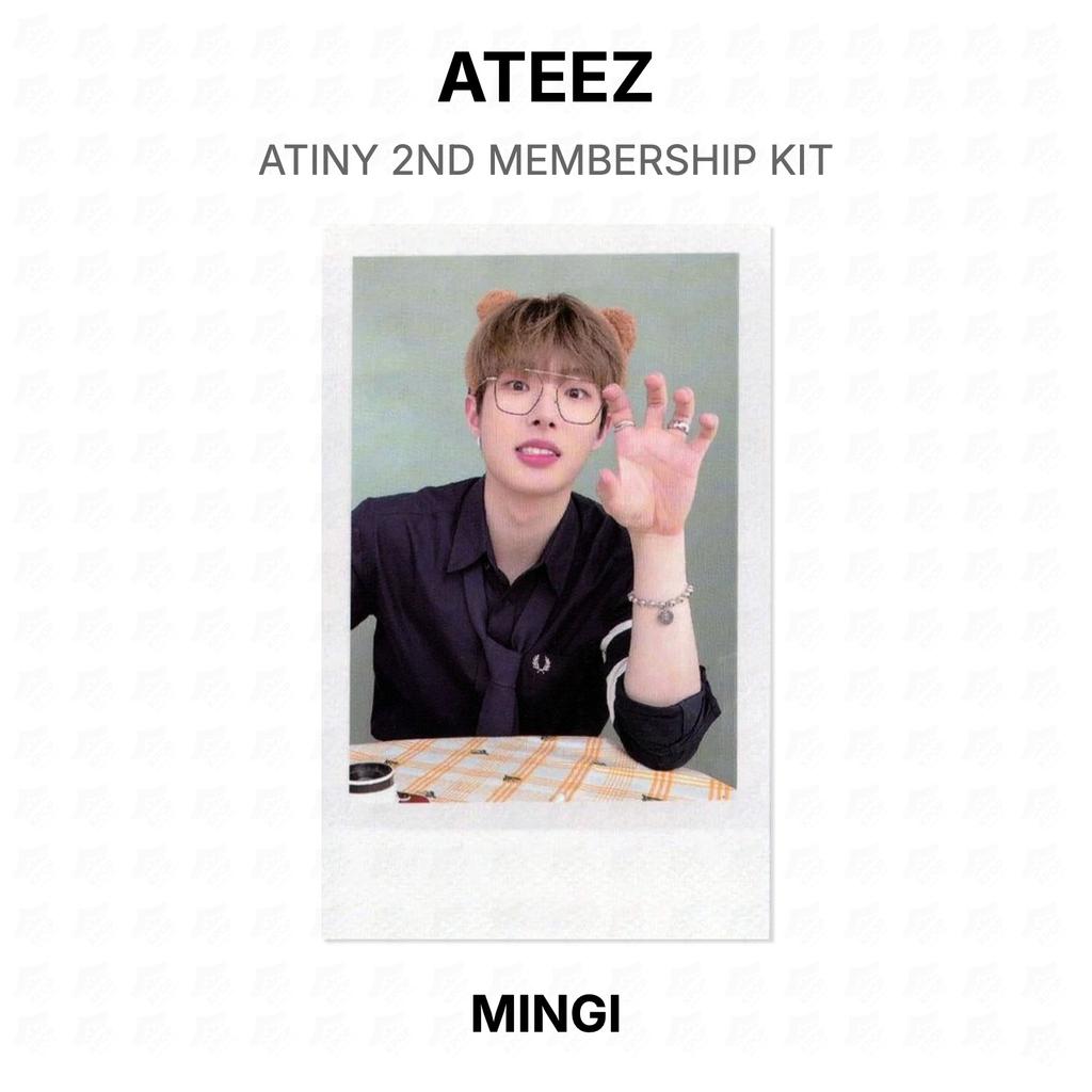 ATEEZ ATINY 2-й Набор Члена Клуба Официальная Фотокарточка