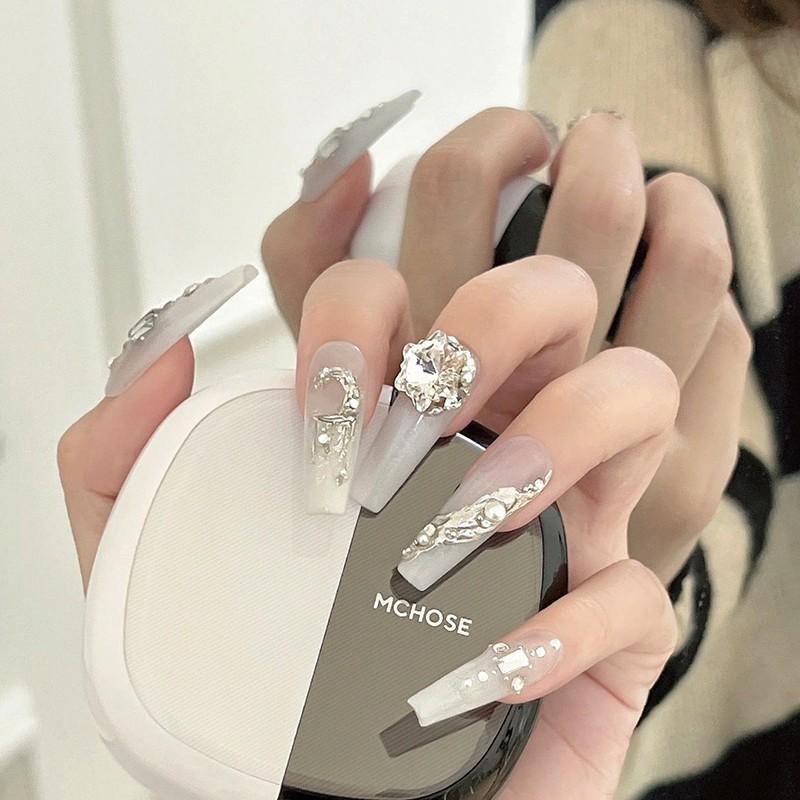 Nail Art Diamond Jewelry Pile Diamond Nail Art Jewelry Flash Pillow Fat Square Rock Sugar Special-Shaped Pile Diamond Nail Diamond Jewelry