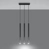 Lampa Wisząca Mozaica 3 G9 Czarny  Sollux Sl.0886