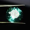 8.85 Ct Natural Montana Sapphire Round Cut CERTIFIED Loose Gemstone Bluish Green A-2830