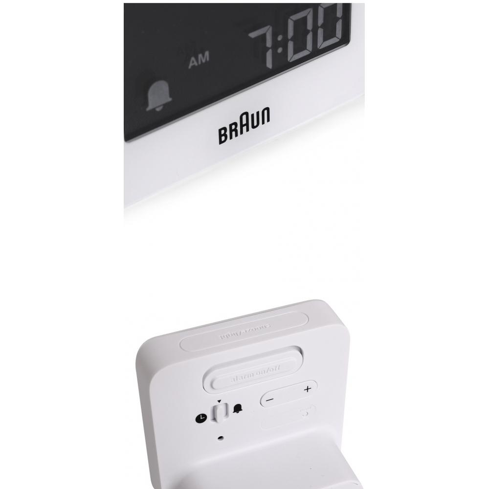 Braun Bc09w Цифровой будильник Crescendo Общественные настольные часы