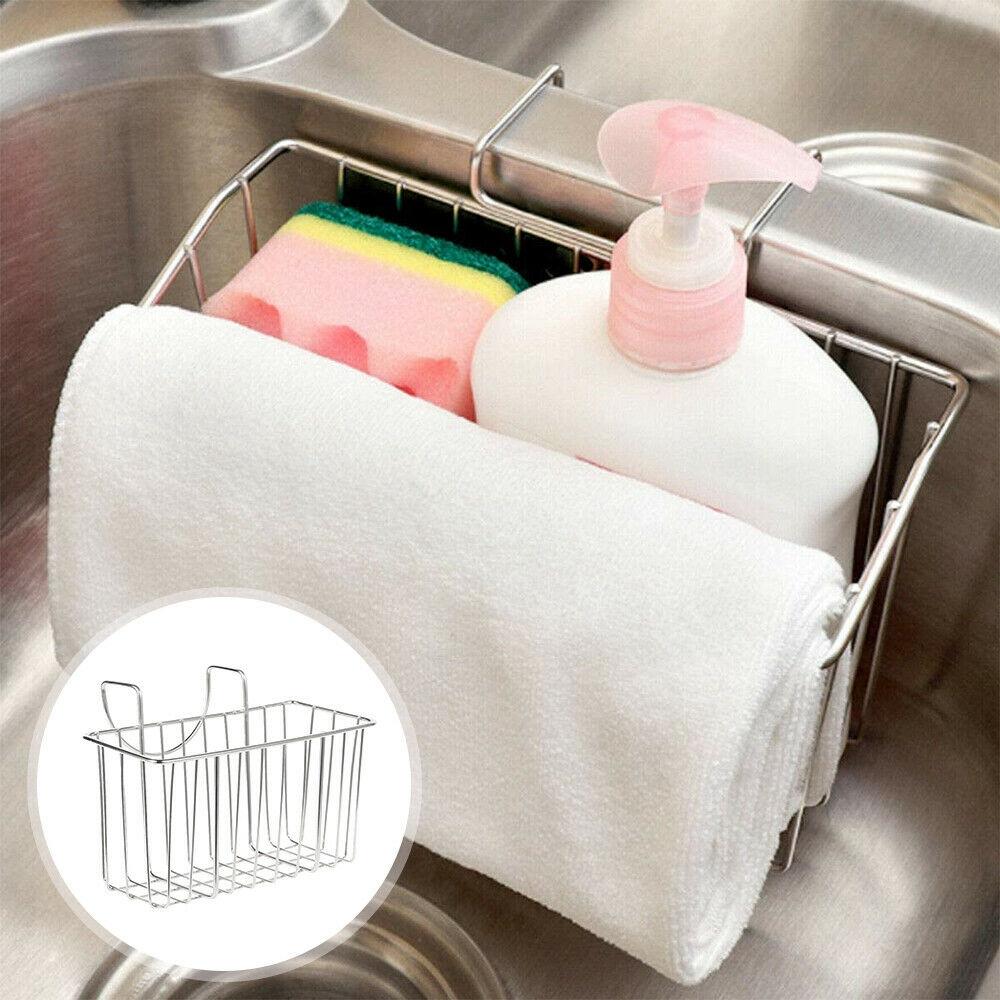 Durable Brush Storage Sink Accessory Home Sponge Holder Drainer Rack Kitchen Supplies Sink Basket