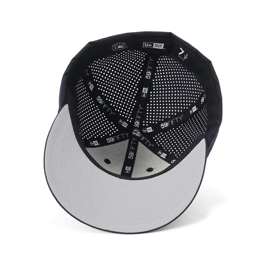 New Era MLB Yoshida Brothers Collaboration Angler Sunshade Outdoor NY 7 LP5950RS NEYYAN YOSHIDA NER36O6226 Cap, Navy, 1/2 OD, PP, NVY, 14474868,