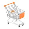 Children's Push Cart Toy, Mini Shopping for Supermarket Play, Metal Handcart Accessory