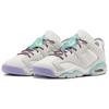 Jordan 6 Low GS Фантомный Зеленый Морозный Фиолетовый Повседневные Кроссовки FV5451-001
