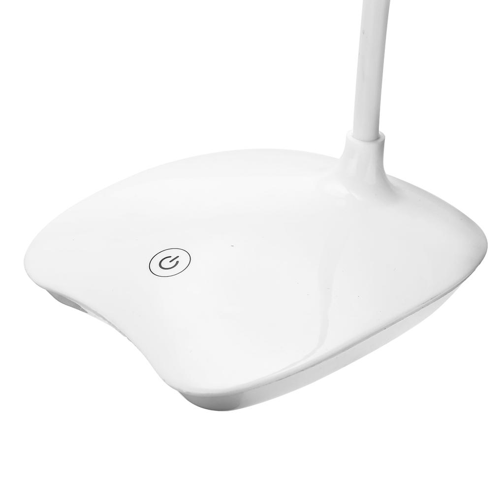 Зарядка через USB, 3 режима, светодиодная настольная лампа, гибкий сенсорный датчик, настольный светильник для чтения 