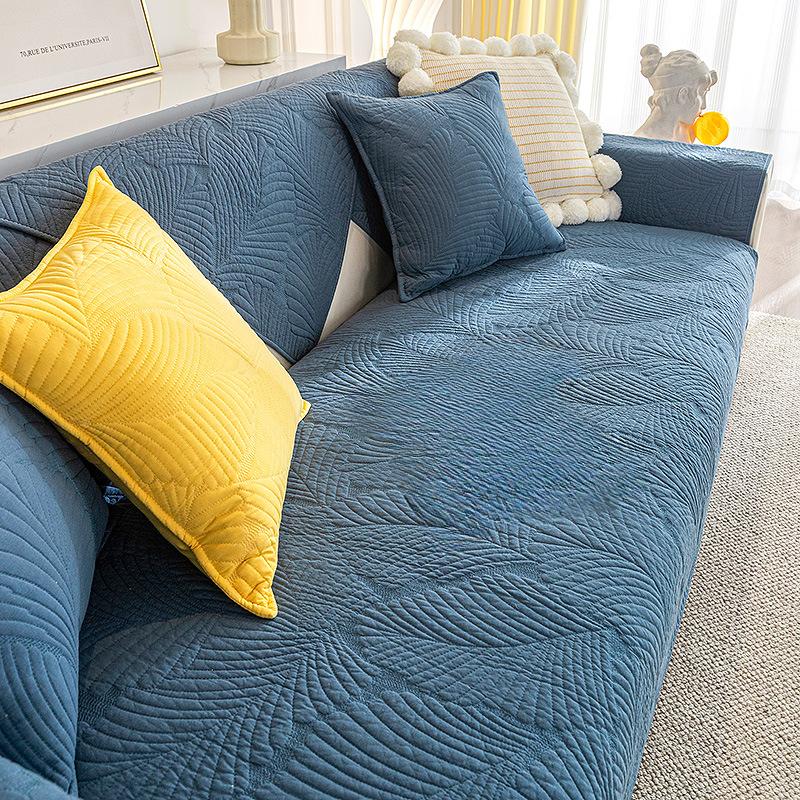 Подушка для дивана Nordic Simple из чистого хлопка Four Seasons Universal Non-Slip Cotton Cushion Cover Sofa Cover Cover Cloth Cushion