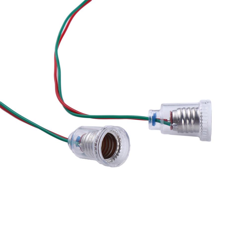 pcs for Small Bulb with 20cm Wire E10 Lamp Holder E10 Lamp Base Light Adapter Lighting Accessories