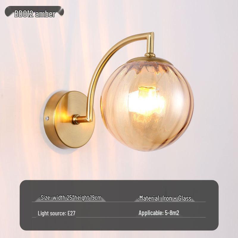 Modern Nordic LED Wall Lamp for Bedroom and Living Spaces