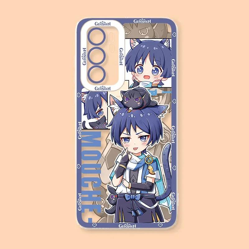 Genshin Impact Phone Case For iPhone 11 12 13 14 15 16 Pro Max Plus Mini 7 8 SE X XS XR Clear Soft Silicone Case Cover Xiao Klee