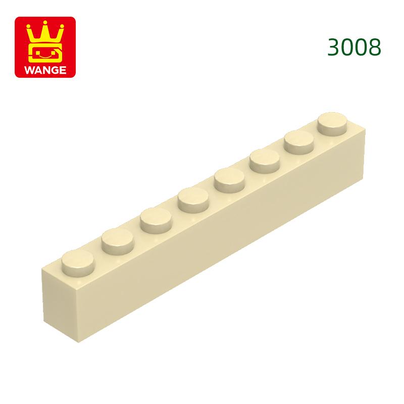Нетоксичный 33 шт./лот 3008 1x8 Строительный блок с высоким отверстием Moc Базовые классические детали Кирпичные аксессуары Совместимы с DIY Детские игрушки Подарочная коробка