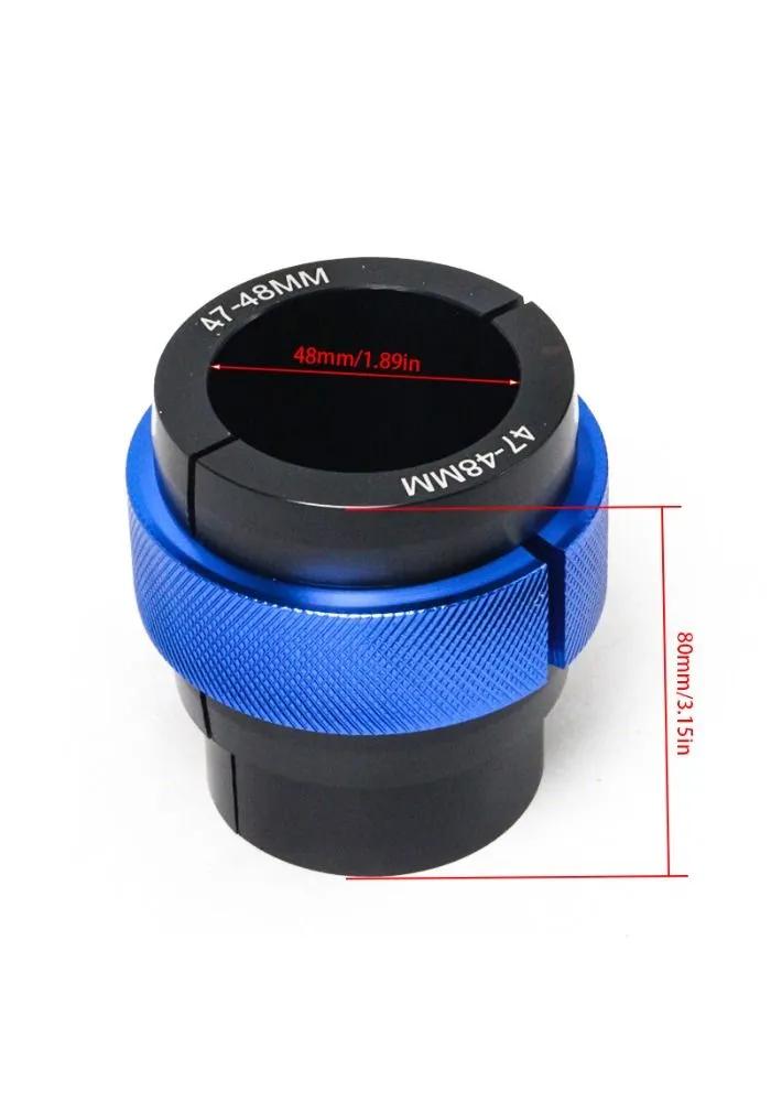 Tool for mounting an aluminum alloy seal 47-48 mm for off-road motorcycles.