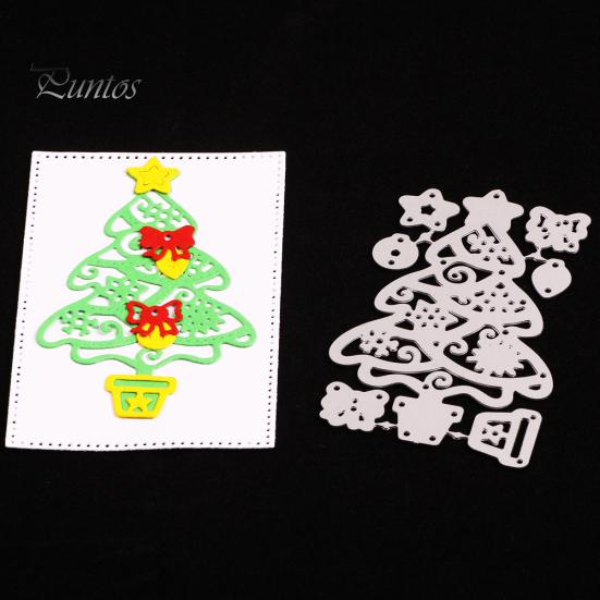 Рождественская елка, высечка, сделай сам, скрапбук, бумажные карты, изготовление ремесла, трафарет, форма, декор