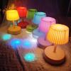 Mini LED Table Lamp Music Night Lights Battery Powered Children Bedroom Bedside Living Desktop Decoration Night Lamps Desk Light