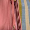 Used CHANEL Camellia Long Wallet Pink