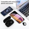 T17 Bluetooth-совместимые наушники-вкладыши с шумоподавлением, цифровой дисплей, стереозвук, беспроводные наушники для музыки