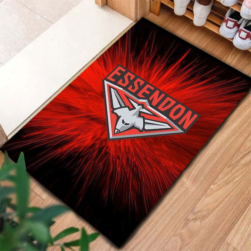 Essendon Football Club Carpet Rug for Living Room Bedroom Home Sofa Decoration,Kids play Non-slip Floor Mat