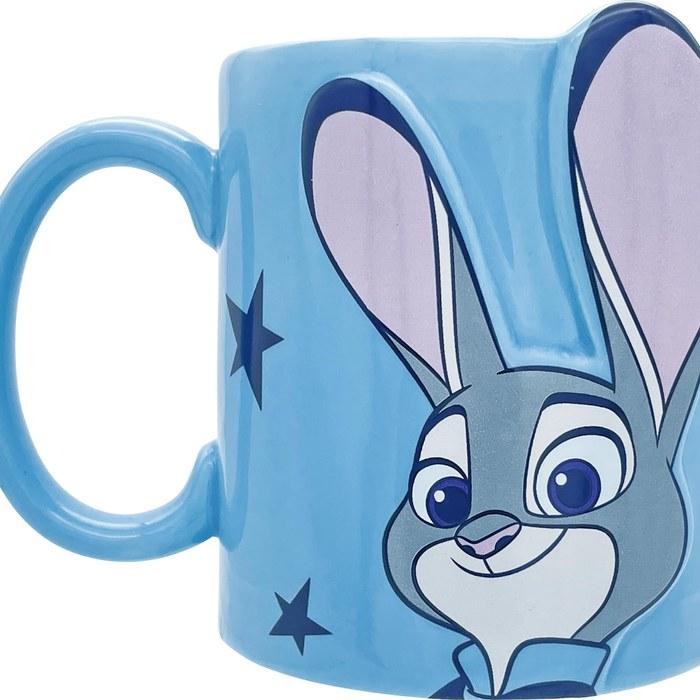 Disney Zootopia Love Mug Pair Nick Judy, 300ml, Blue/Orange, SAN4745