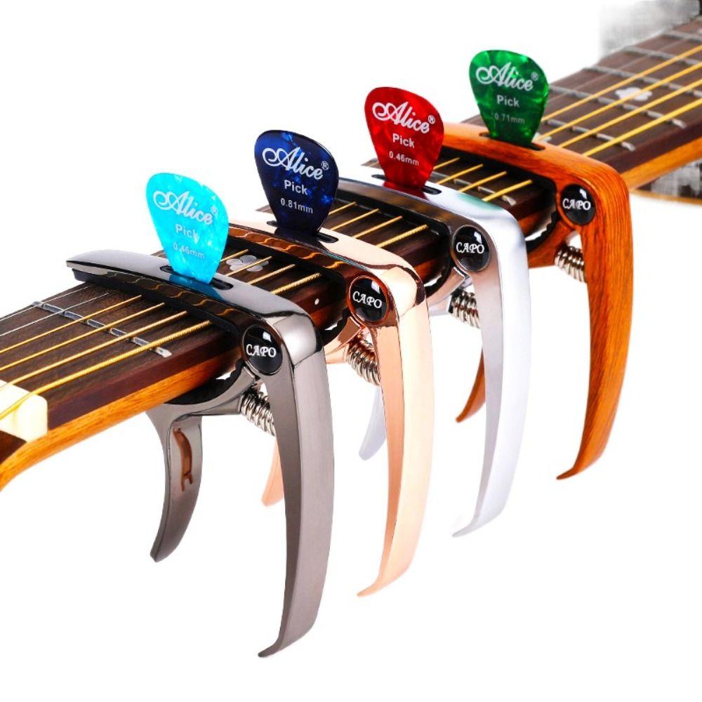 Electric Guitar Tuning Clamp Tone Adjust Key Trigger Capo Guitar Clamp Guitar Tuner Guitar Capo