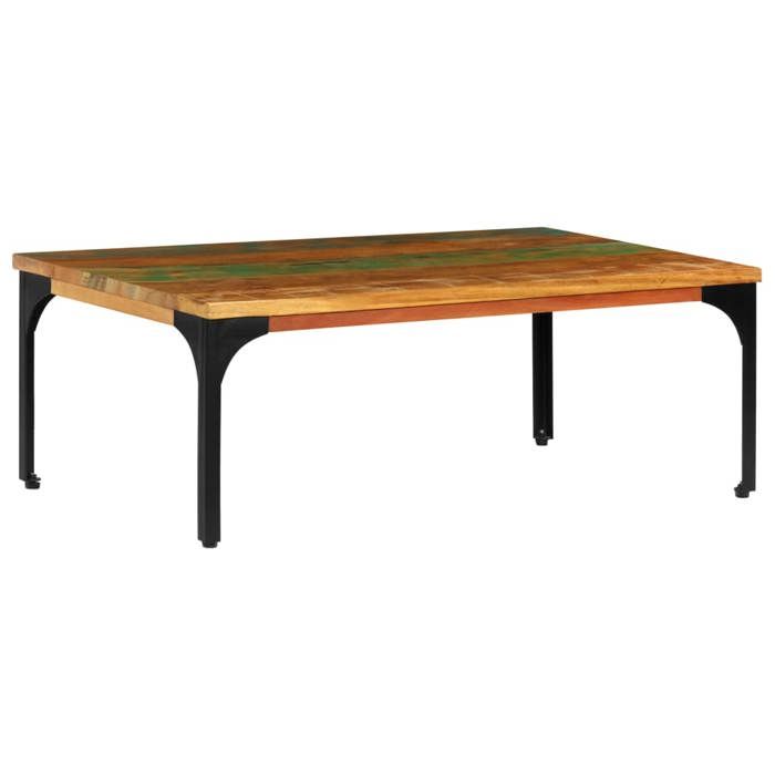 VidaXL Table basse 100 x 60 x 35 cm Bois de récupération solide
