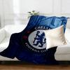 Плед Chelsea F.C. - Мягкий и Удобный, для Спальни, Путешествий, Дивана, Домашнего Декора - Подарок на День Рождения, Рождество для Друга