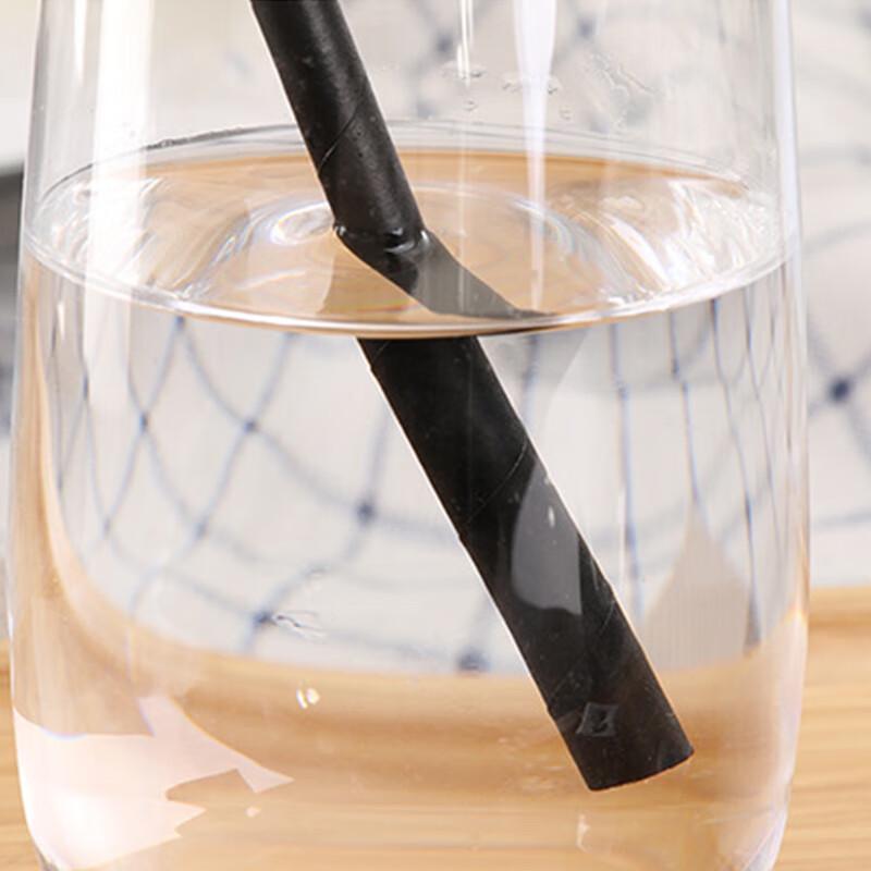 Disposable Black Paper Straws